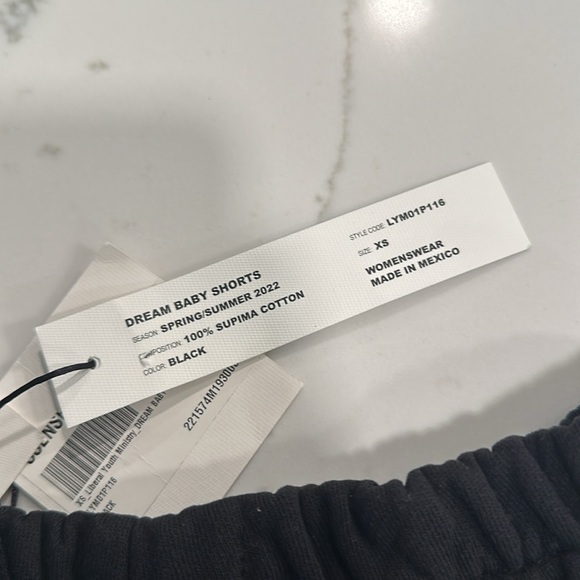 Liberal Youth Ministry - Dream Baby Graphic Sweat Shorts - Black XS SOLD OUT - Picture 7 of 7